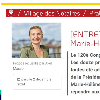 [ENTRETIEN] Le Bilan du Congrès par Marie-Hélène Péro Augereau-Hue